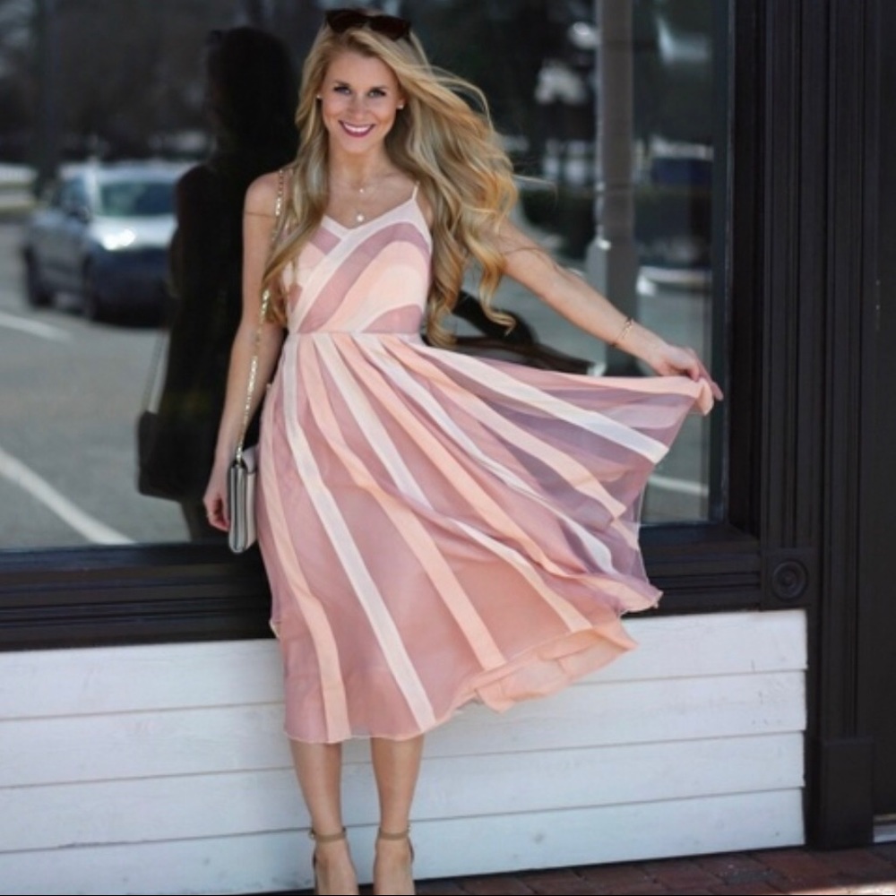 Lauren Conrad mid calf dress